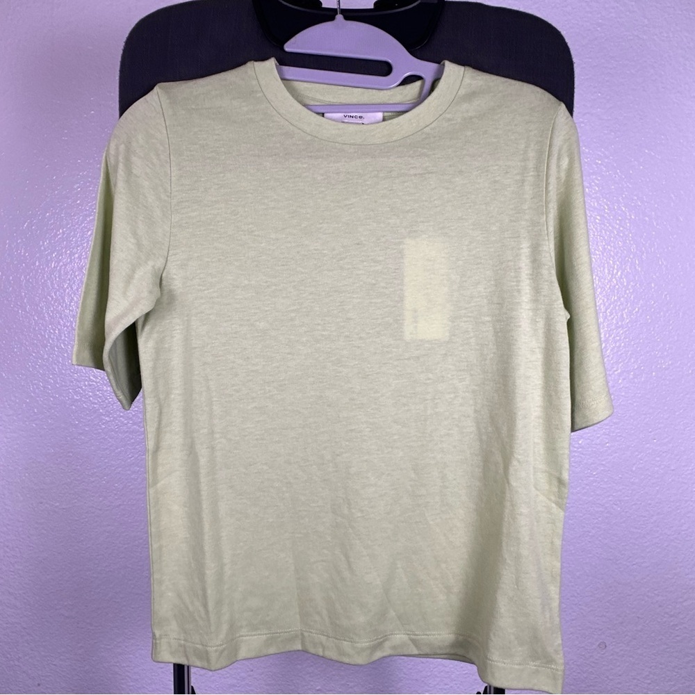 Vince Women’s Sage Green Short Sleeve Tee Size XXS